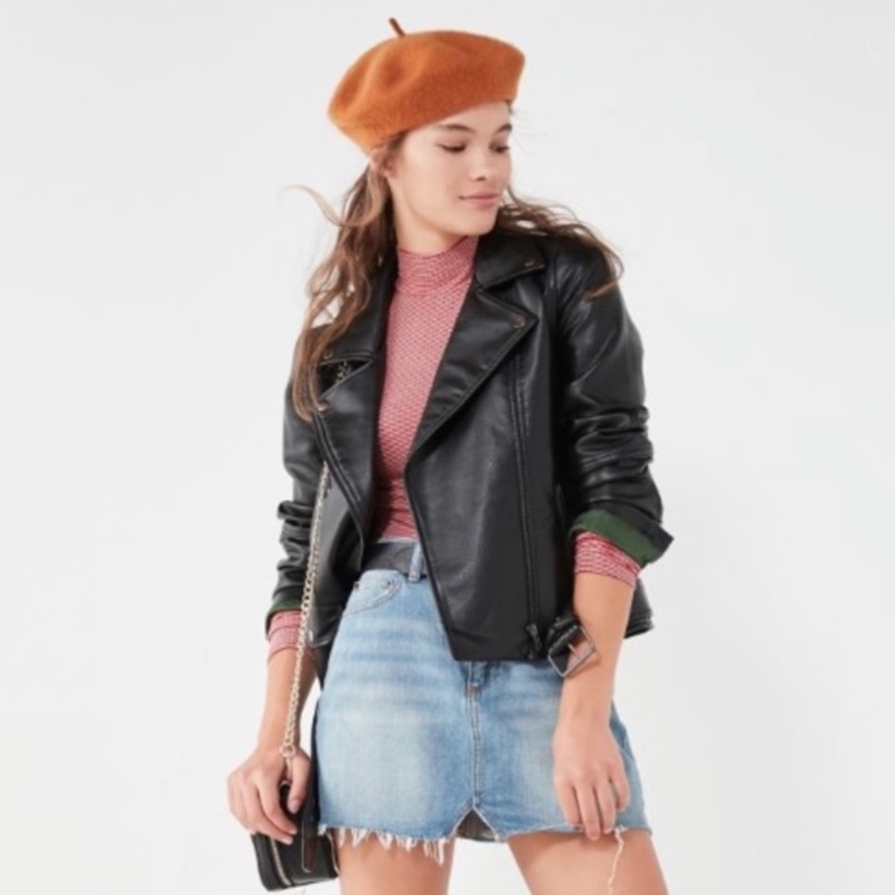 Urban Outfitters BDG Notched Denim Mini Skirt